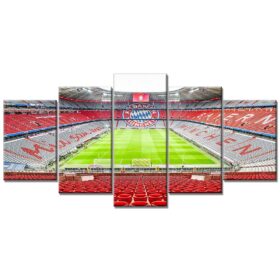 FC Bayern München Allianz Arena Spielfeld Mia san mia 12 FCB Leinwandbilder