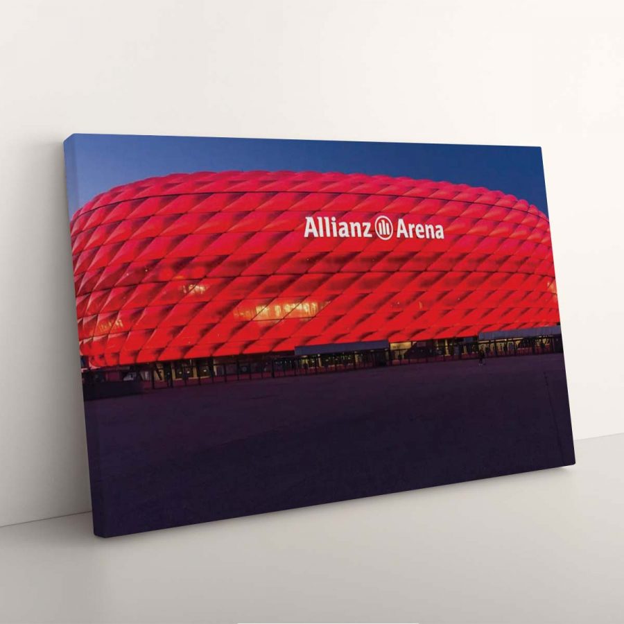 FC Bayern München Allianz Arena Spielfeld Mia san mia 18 FCB Leinwandbilder – Bild 7