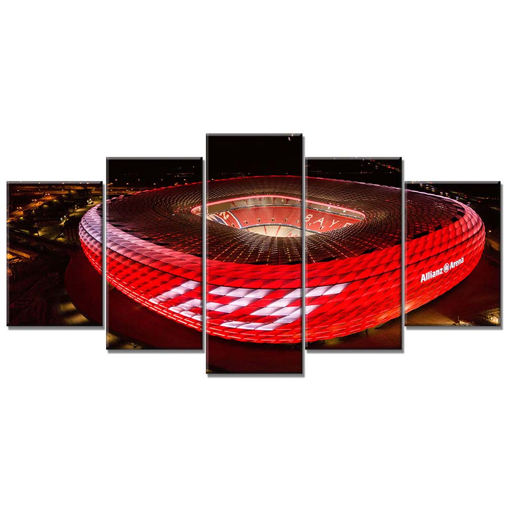 FC Bayern München Allianz Arena Spielfeld Mia san mia 20 FCB Leinwandbilder