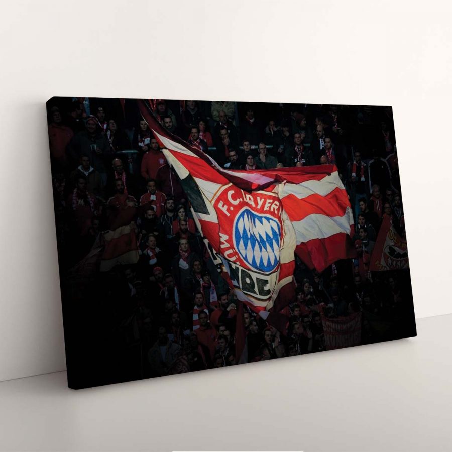 FC Bayern München Allianz Arena Spielfeld Mia san mia 8 FCB Leinwandbilder – Bild 7
