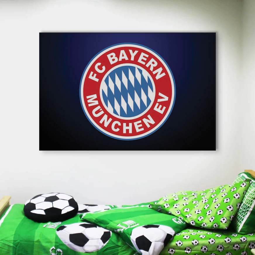 FC Bayern München Dunkel FCB Leinwandbilder – Bild 4