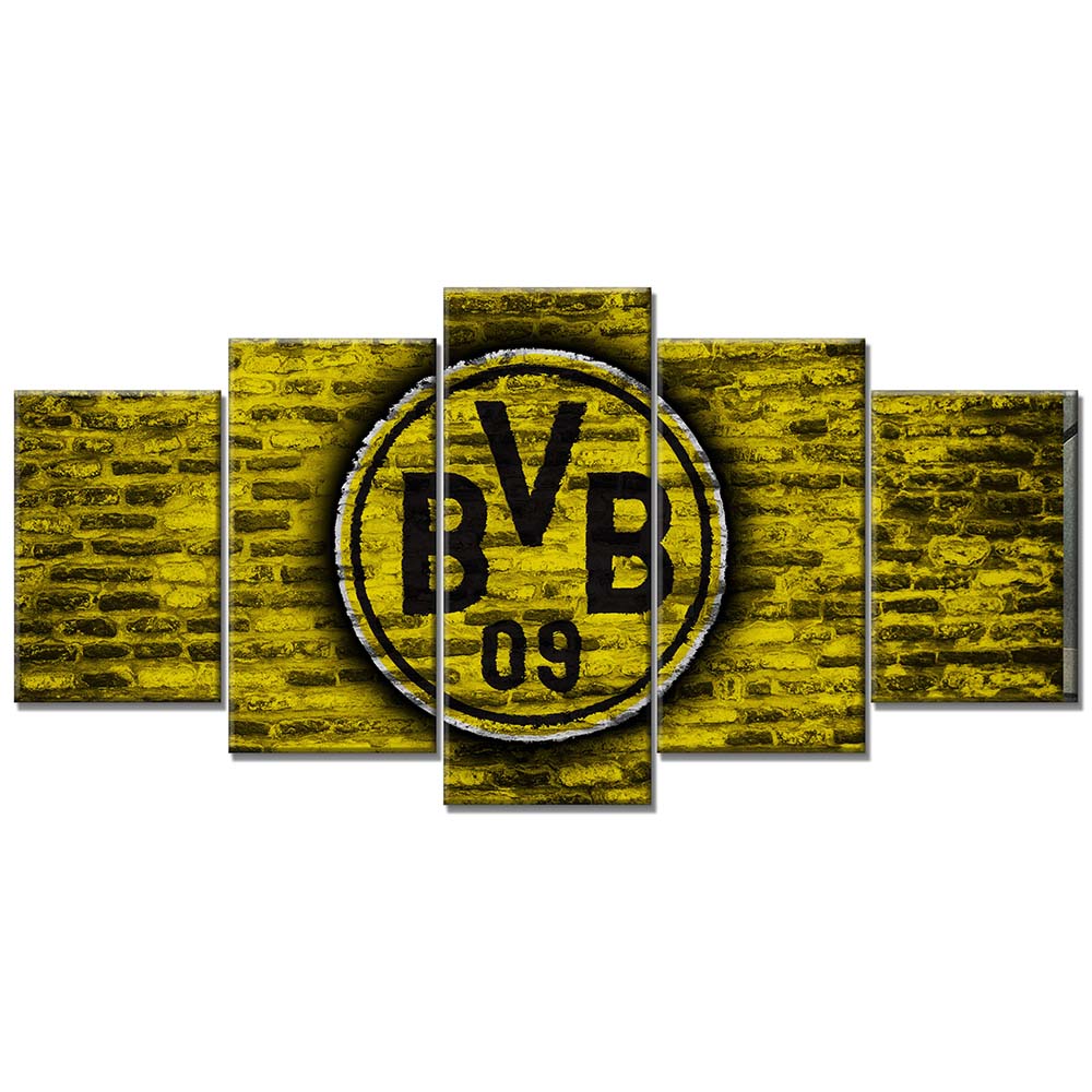 Borussia Dortmund Fußballclub Ziegelwand BVB Leinwandbilder