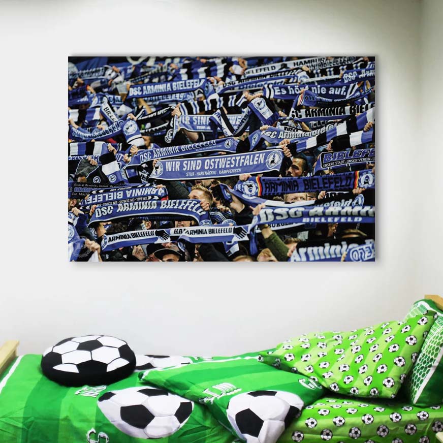 DSC Arminia Bielefeld Fans 4 DSC Leinwandbilder – Bild 4