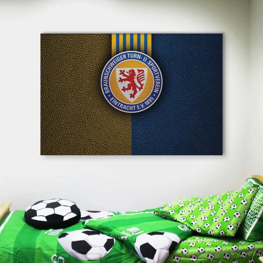 Eintracht Braunschweig Blau-Gelb 3 EBS Leinwandbilder – Bild 4