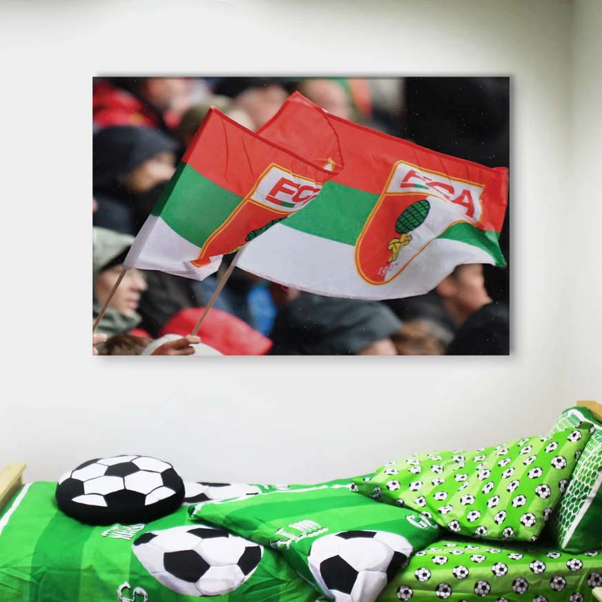 FC Augsburg Fans FCA Leinwandbilder – Bild 4