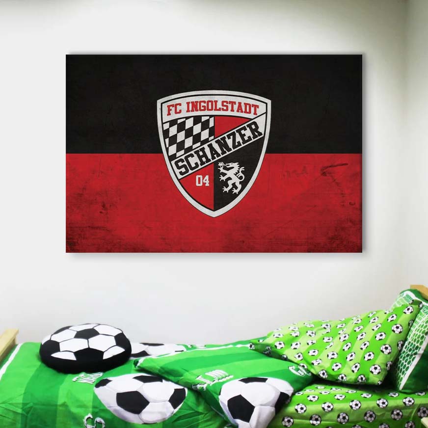 FC Ingolstadt Schanzer 04 FCI Leinwandbilder – Bild 4