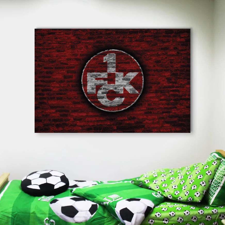 1. FC Kaiserslautern 1FCK Ziegelwand Leinwandbilder – Bild 4