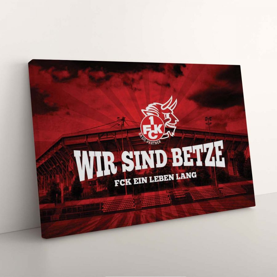 1. FC Kaiserslautern 1FCK Wir sind Betze Leinwandbilder – Bild 7