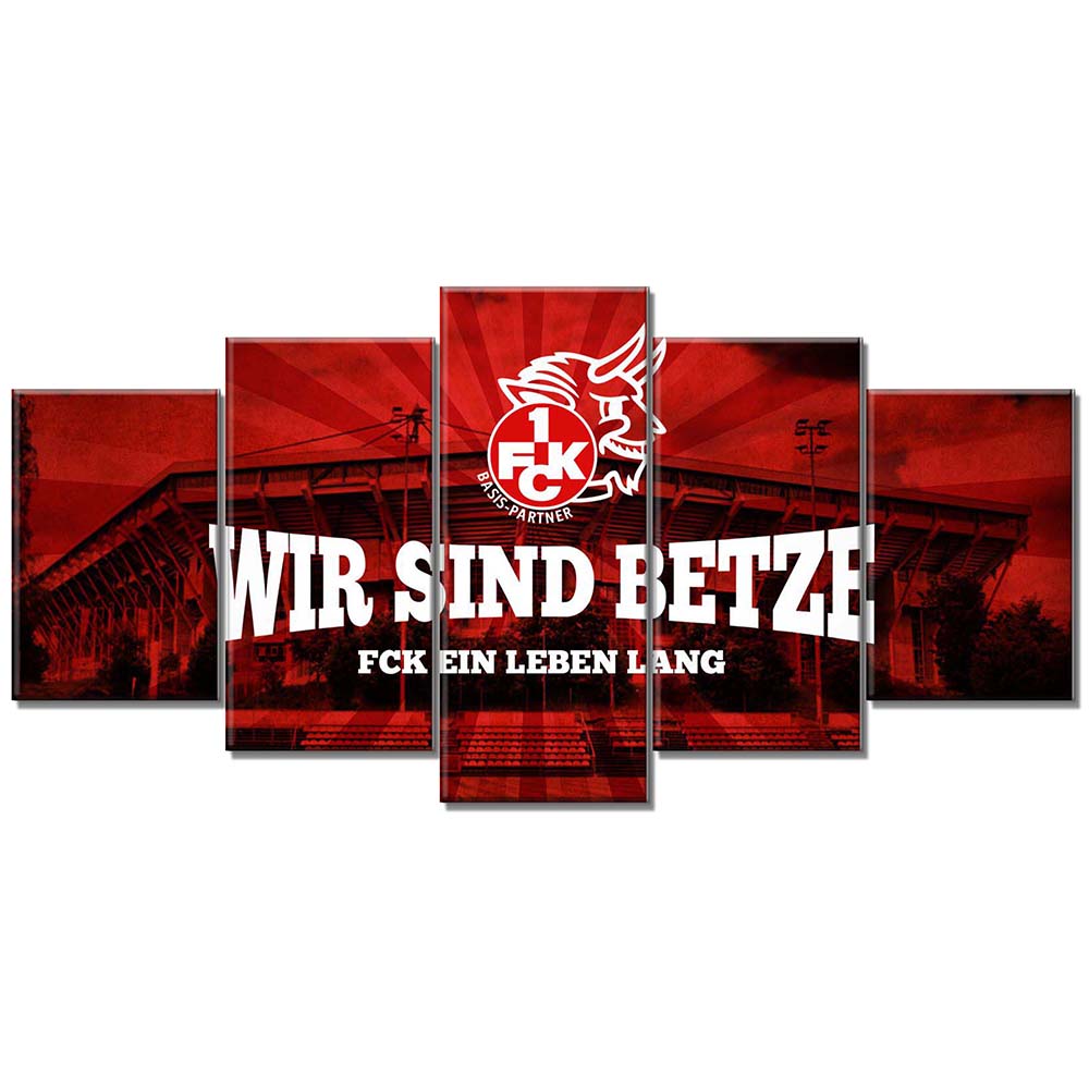 1. FC Kaiserslautern 1FCK Wir sind Betze Leinwandbilder