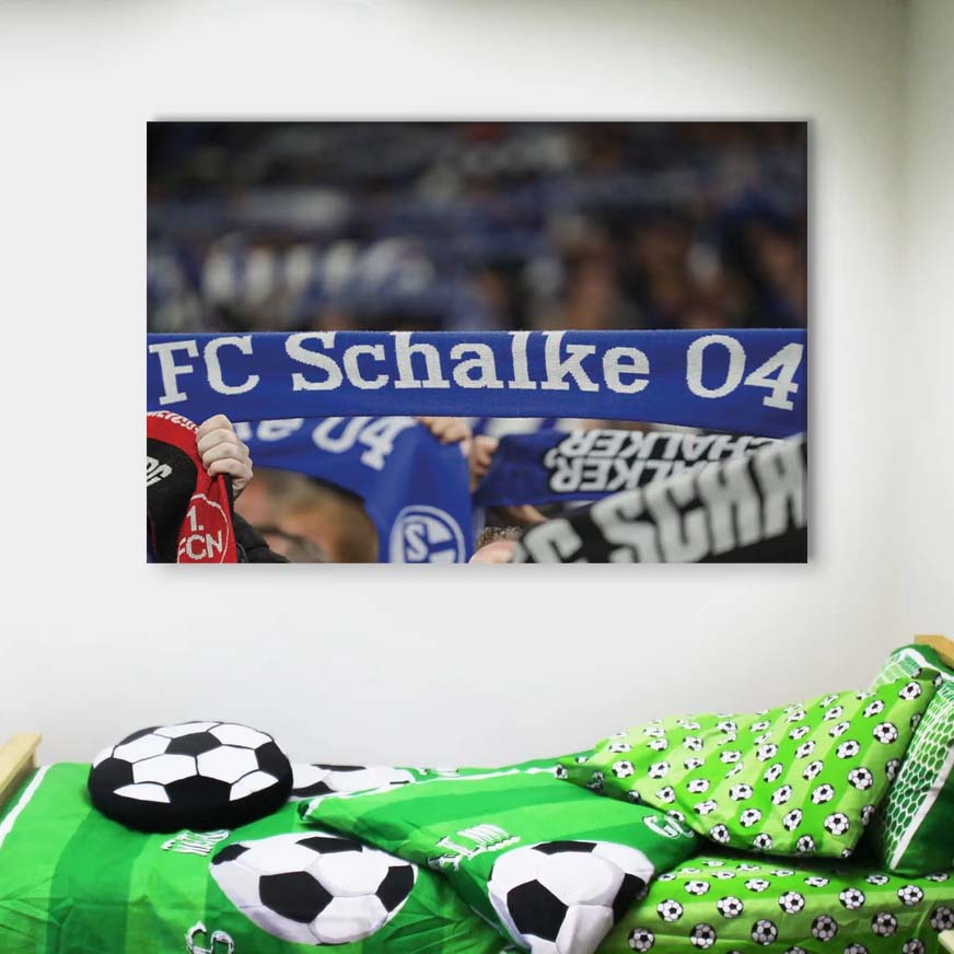 FC Schalke 04 Fans 06 S04 Leinwandbilder – Bild 4