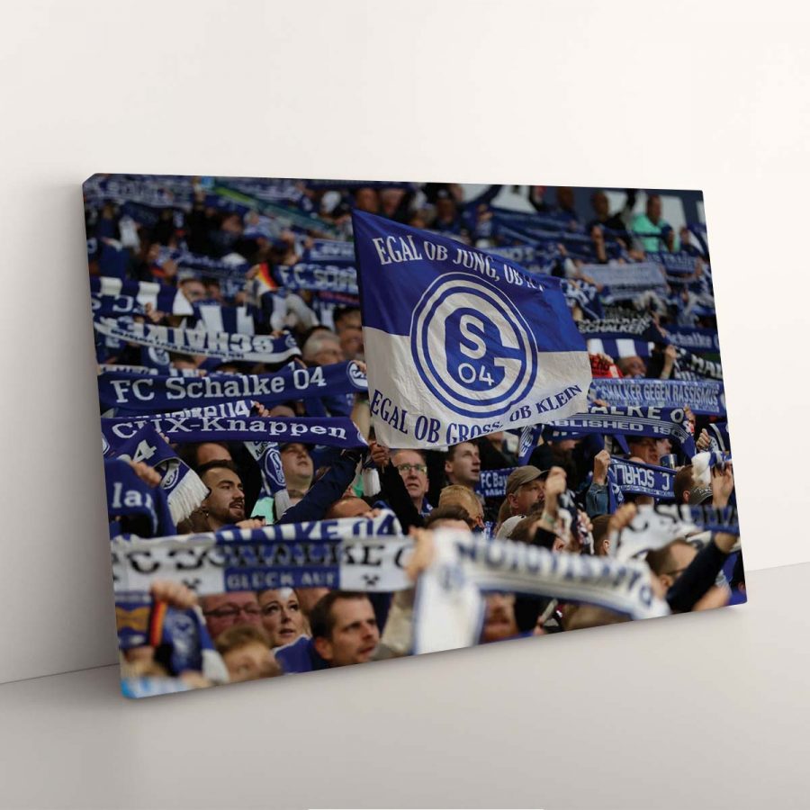 FC Schalke 04 Fans S04 Leinwandbilder – Bild 7