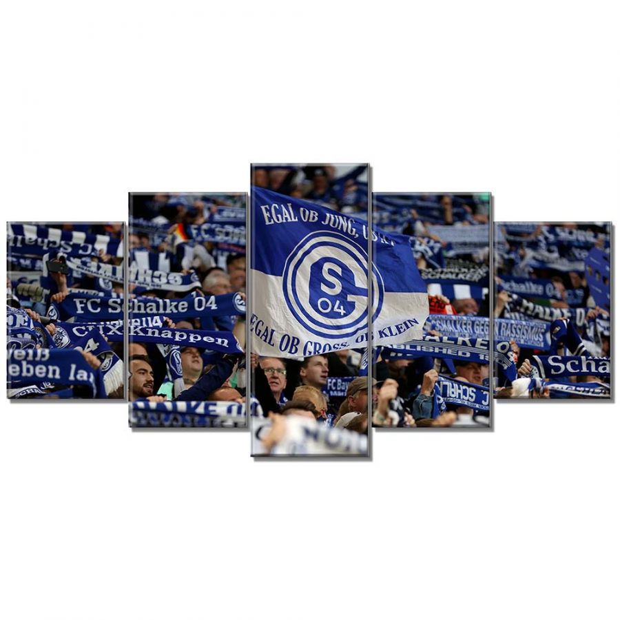 FC Schalke 04 Fans S04 Leinwandbilder – Bild 6