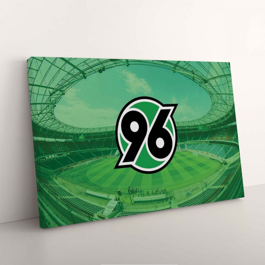 Hannover 96 Spielfeldgrün Leinwandbilder – Bild 7
