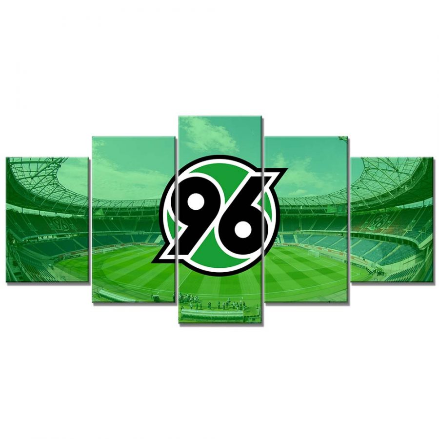Hannover 96 Spielfeldgrün Leinwandbilder – Bild 6