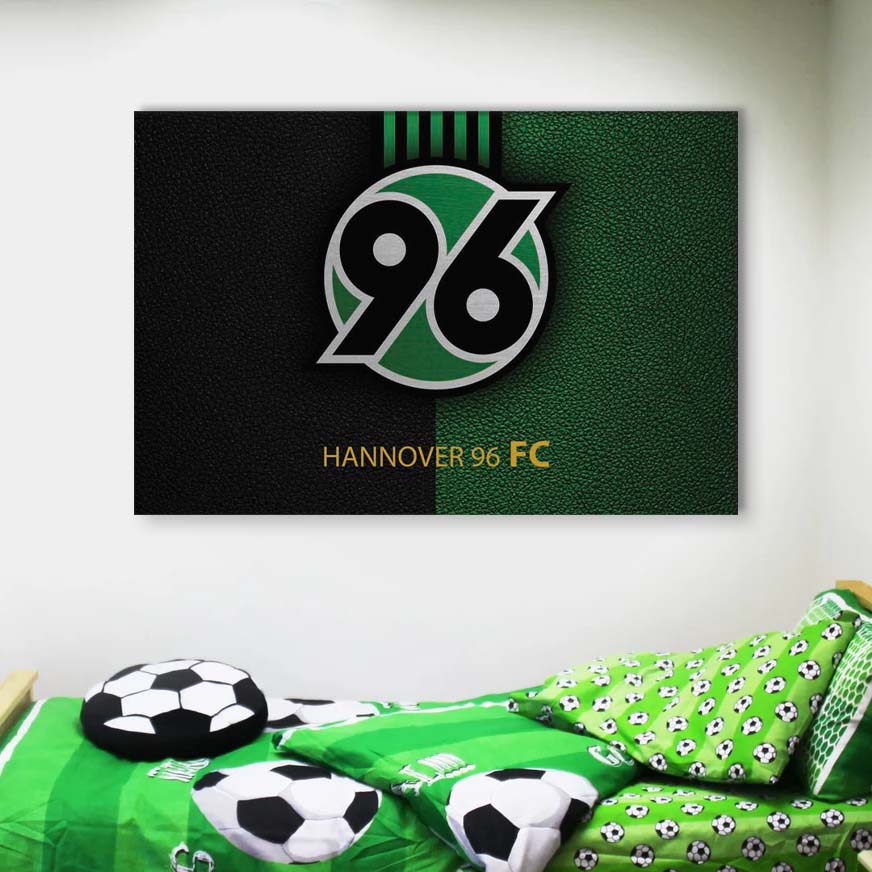 Hannover 96 Grünes Leder Leinwandbilder – Bild 4