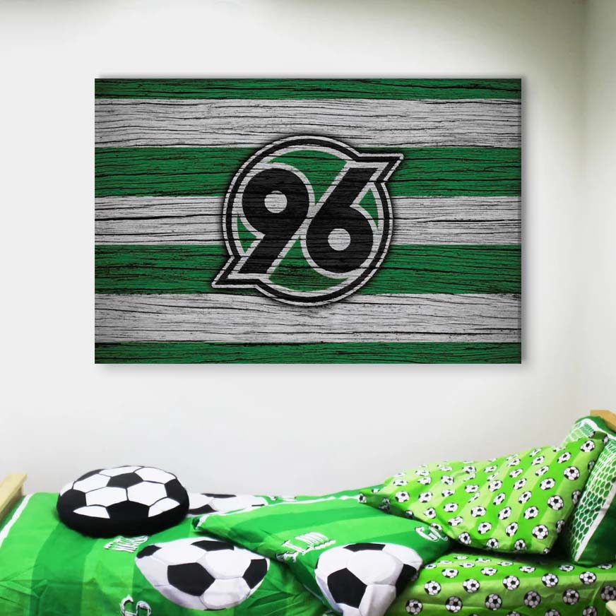 Hannover 96 Grünes Holz Leinwandbilder – Bild 4