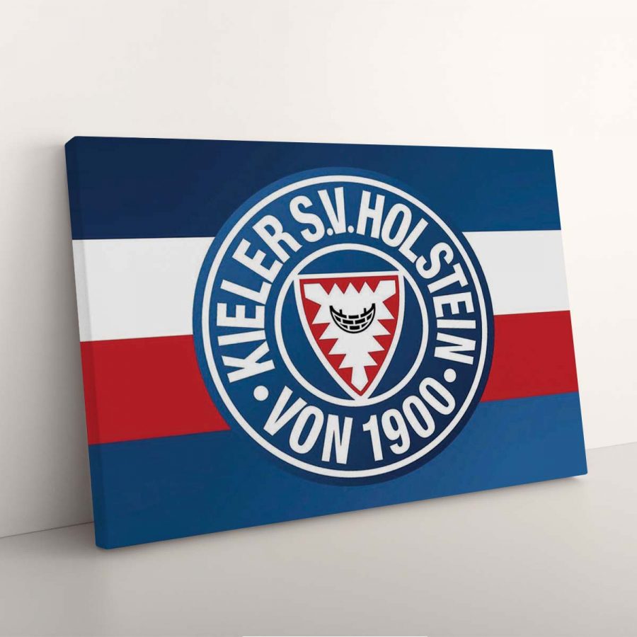 Holstein Kiel FC Kieler SV Holstein 1900 Blauer Hintergrund 07 Leinwandbilder – Bild 7