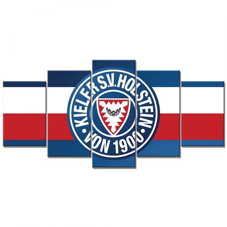 Holstein Kiel FC Kieler SV Holstein 1900 Blauer Hintergrund 07 Leinwandbilder – Bild 6