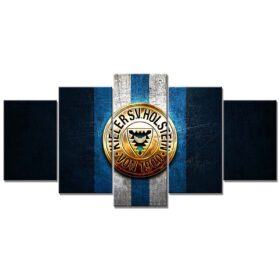 Holstein Kiel FC Kieler SV Holstein 1900 Blaues Metall Leinwandbilder