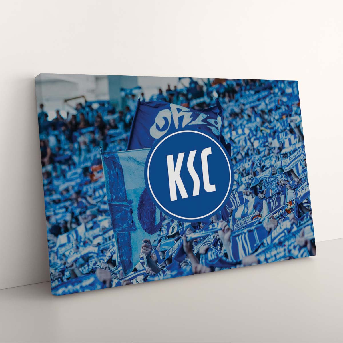 Karlsruher SC Spielfeld Blau KSC Leinwandbilder – Bild 3