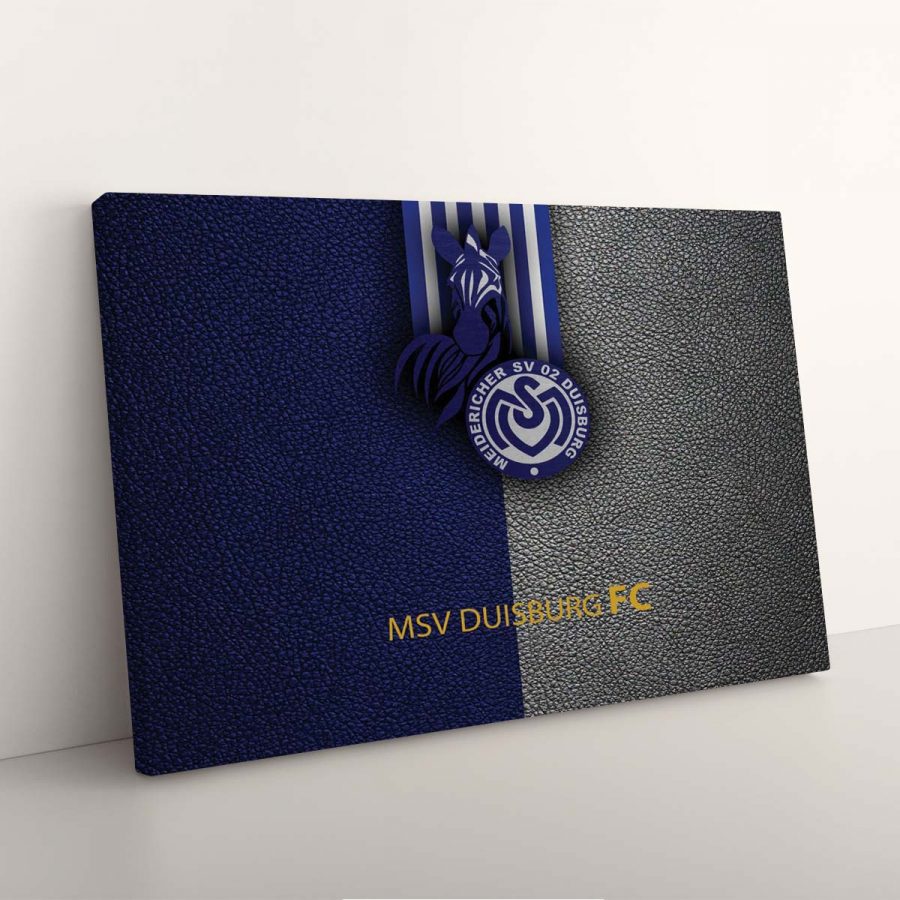 MSV Duisburg Blaues Leder Leinwandbilder – Bild 7