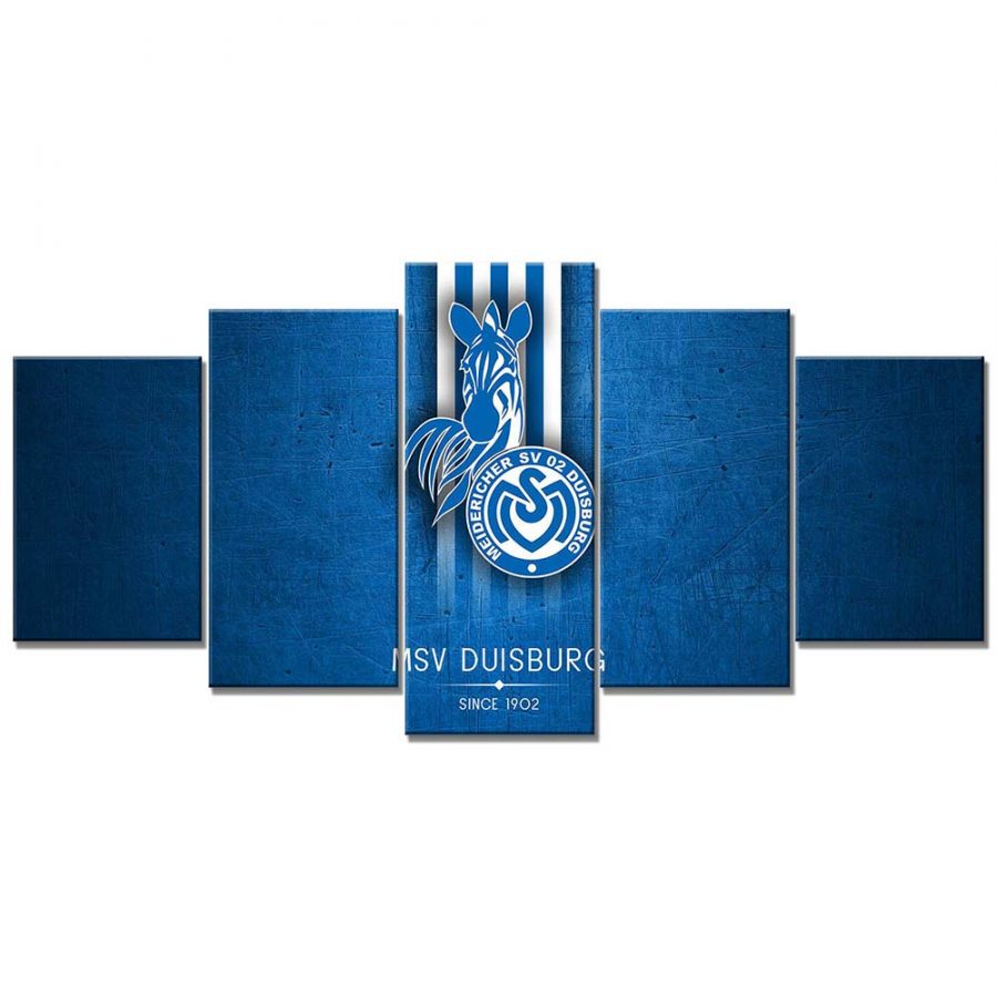 MSV Duisburg Blaues Metall Leinwandbilder – Bild 6