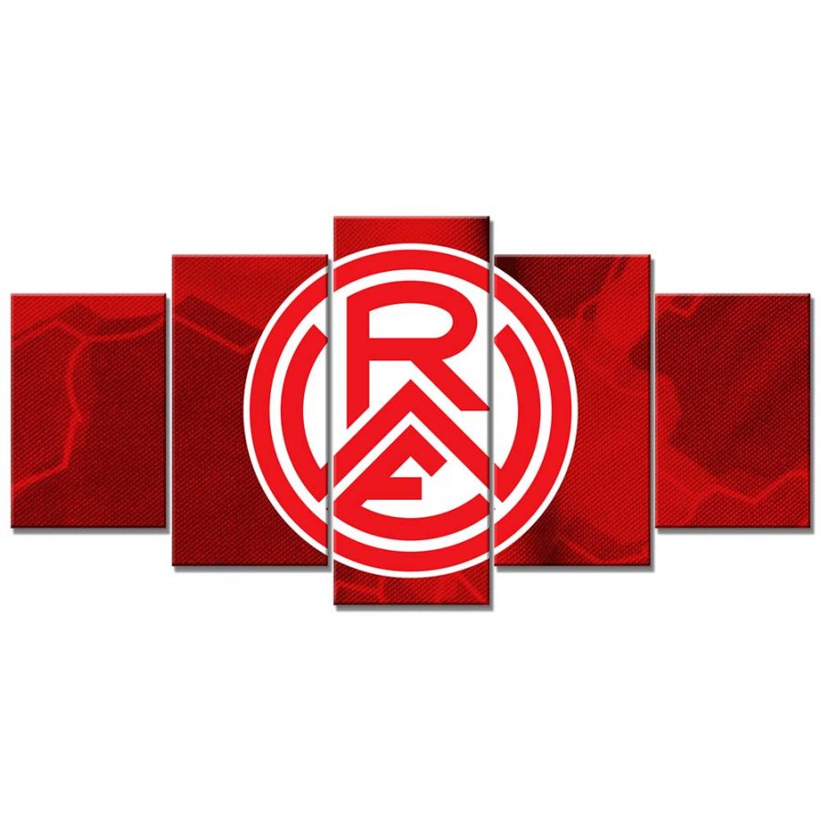 Rot-Weiss Essen Roter Hintergrund RWE Leinwandbilder – Bild 6