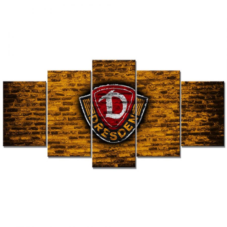 SG Dynamo Dresden Gelbe Ziegelwand Leinwandbilder – Bild 6