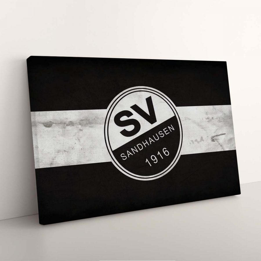 SV Sandhausen Schwarz-Weiß Leinwandbilder – Bild 7