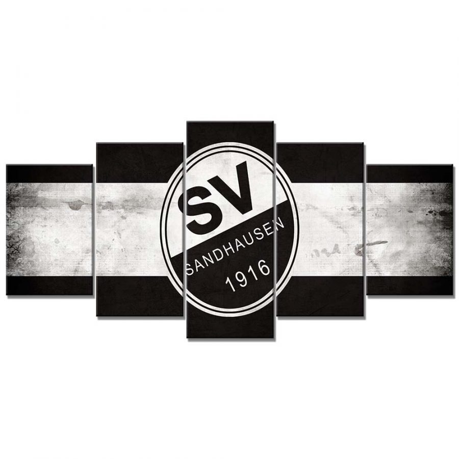 SV Sandhausen Schwarz-Weiß Leinwandbilder – Bild 6