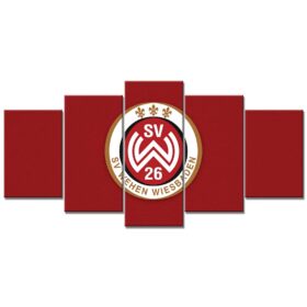 SV Wehen Wiesbaden Roter Hintergrund Leinwandbilder