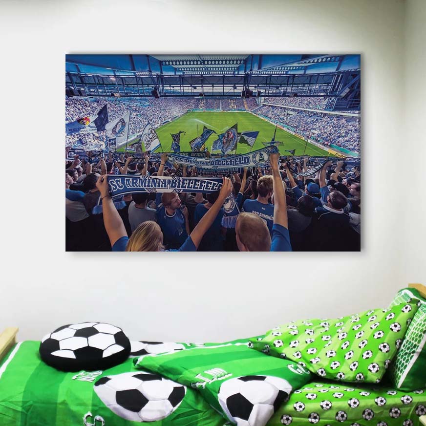 SchücoArena Stadion Alm DSC Arminia Bielefeld 5 Leinwandbilder – Bild 4