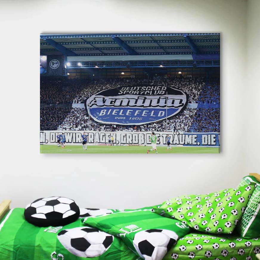 SchücoArena Stadion Alm DSC Arminia Bielefeld 6 Leinwandbilder – Bild 4