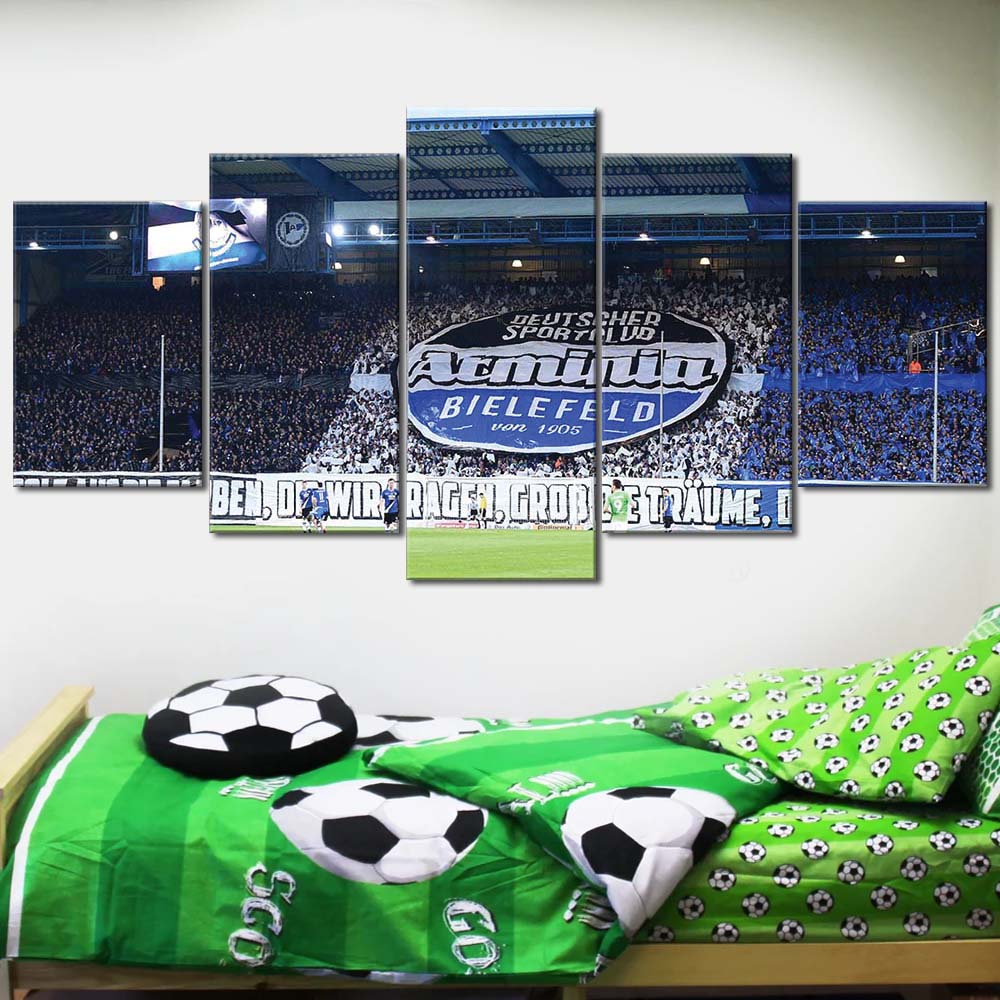 SchücoArena Stadion Alm DSC Arminia Bielefeld 6 Leinwandbilder – Bild 2