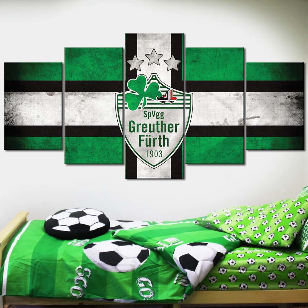 SpVgg Greuther Fürth Grün Leinwandbilder – Bild 2