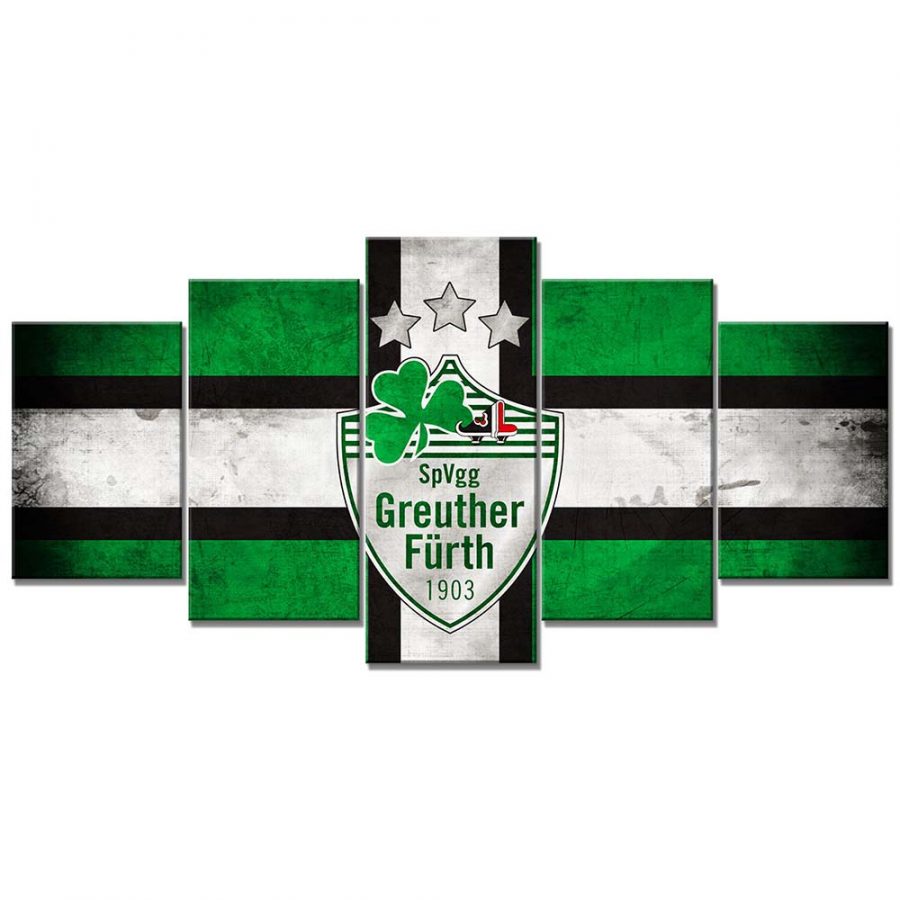 SpVgg Greuther Fürth Grün Leinwandbilder – Bild 6