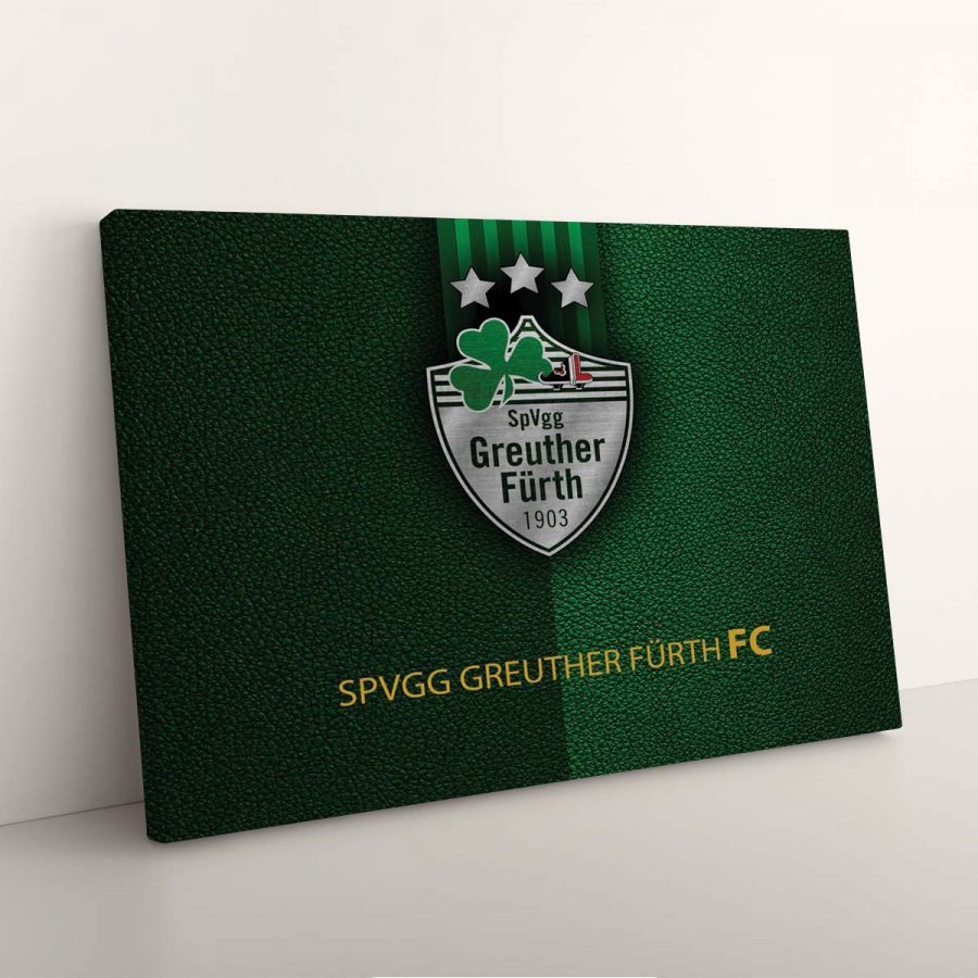 SpVgg Greuther Fürth Grünes Leder Leinwandbilder – Bild 7