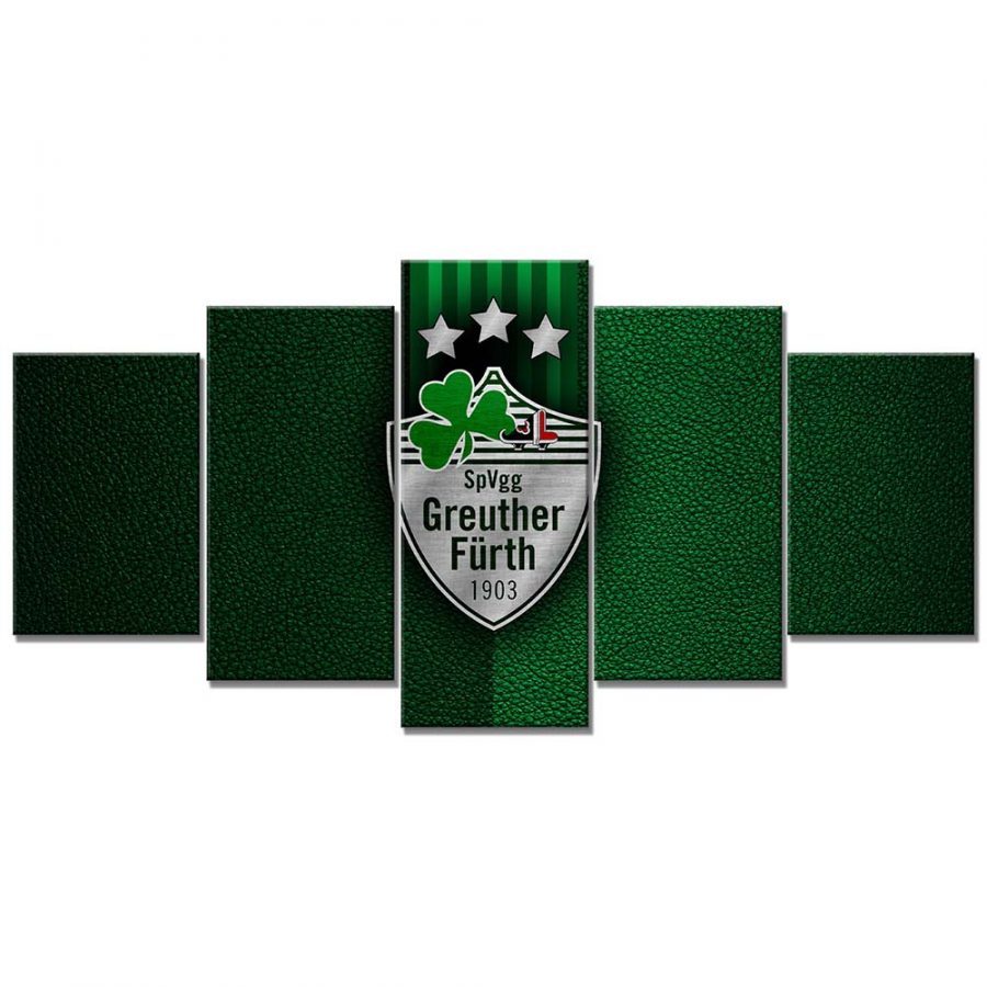 SpVgg Greuther Fürth Grünes Leder Leinwandbilder – Bild 6