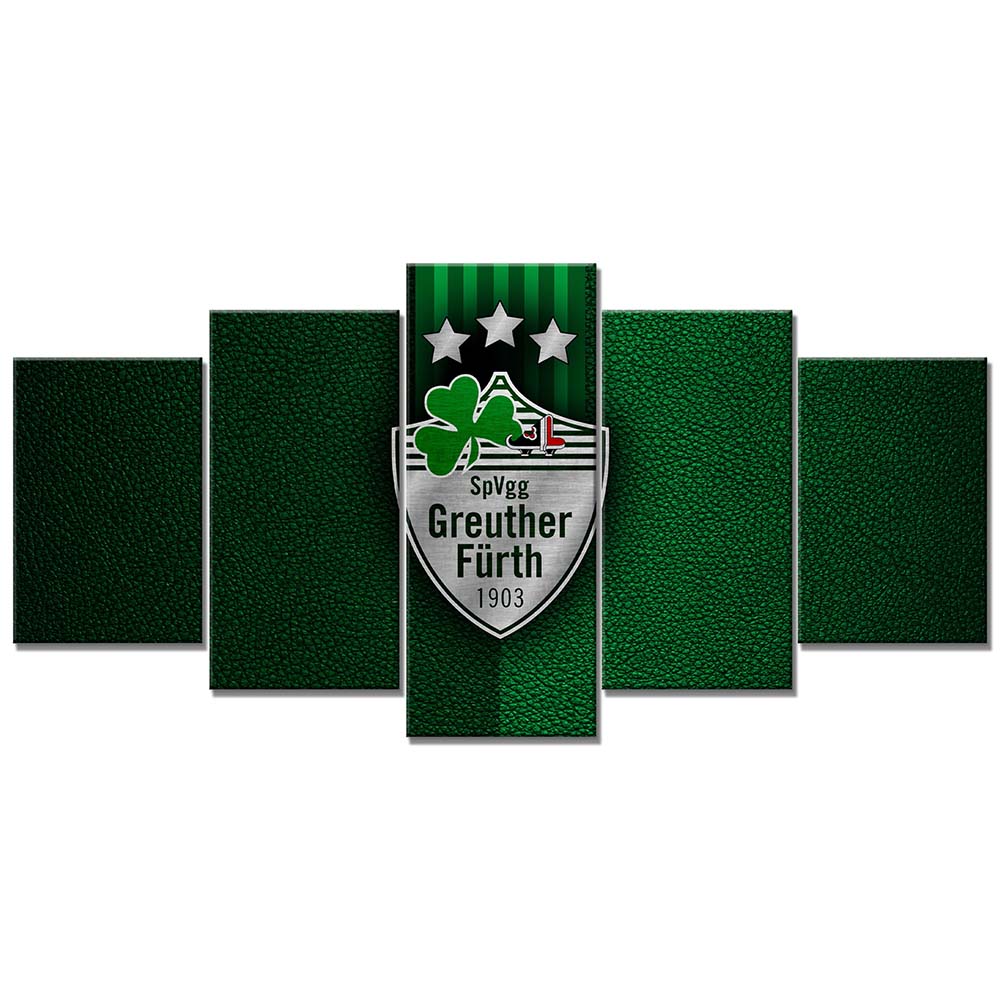 SpVgg Greuther Fürth Grünes Leder Leinwandbilder