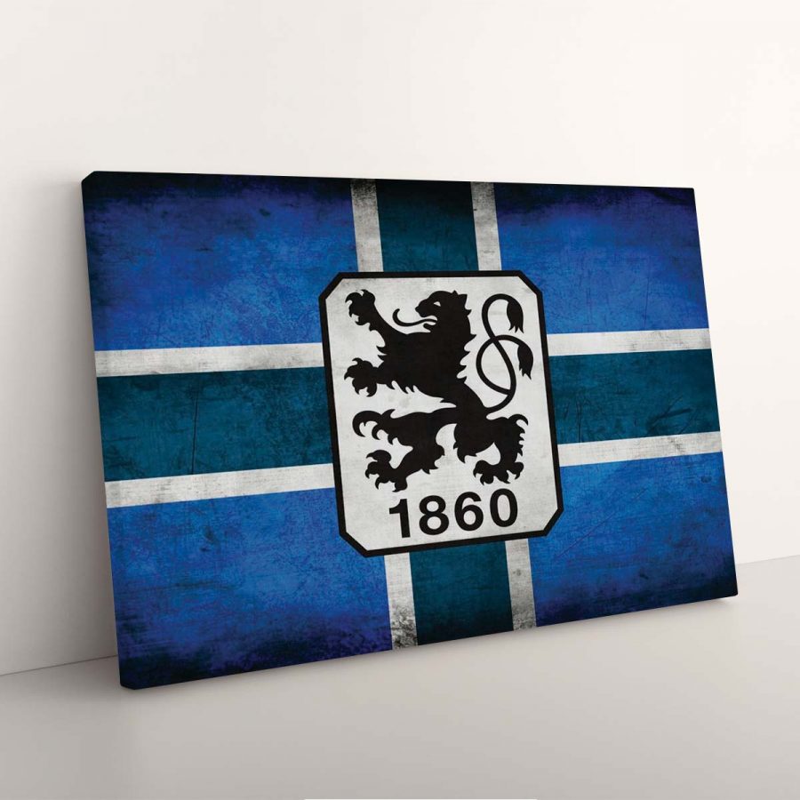 TSV 1860 München Blau 01 TSV Leinwandbilder – Bild 7
