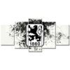 TSV 1860 München Schmutziger Hintergrund TSV Leinwandbilder