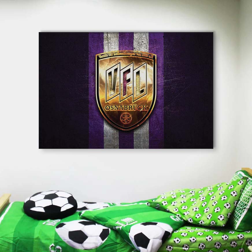 VfL Osnabrück Violettes Metall Leinwandbilder – Bild 4
