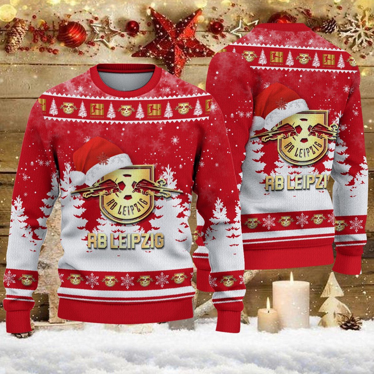Weihnachtspullover RB Leipzig – Ugly Christmas Sweater