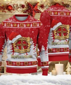 Weihnachtspullover Bayer 04 Leverkusen – Ugly Christmas Sweater