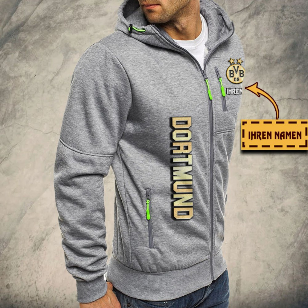 Borussia Dortmund Kapuzensweatjacke – Bild 6
