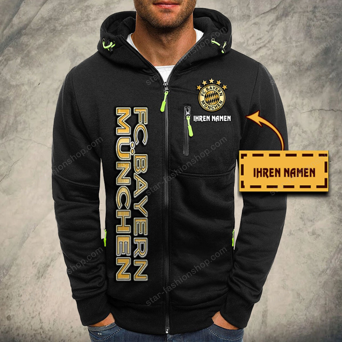 Bayern München Kapuzensweatjacke – Bild 2