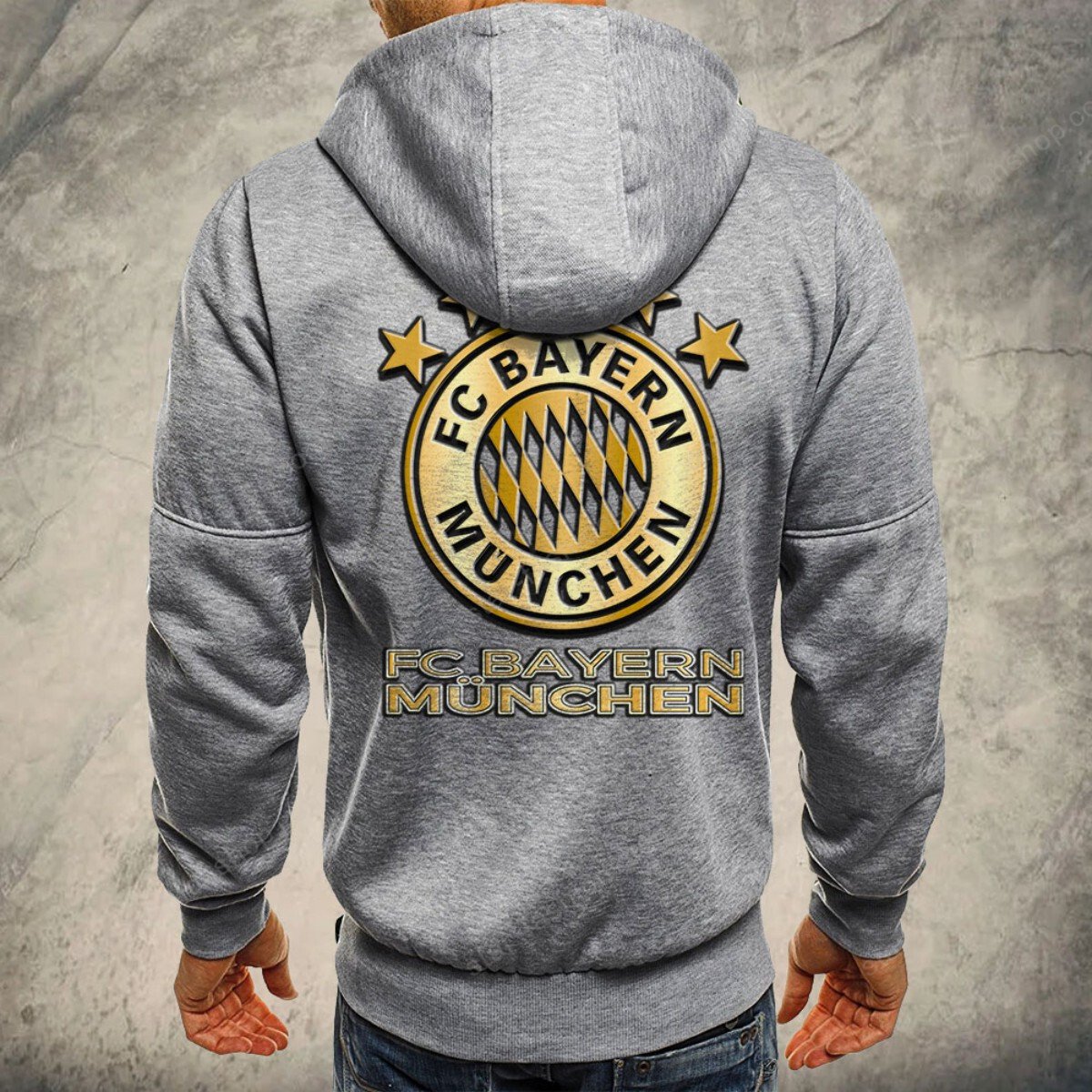 Bayern München Kapuzensweatjacke – Bild 7
