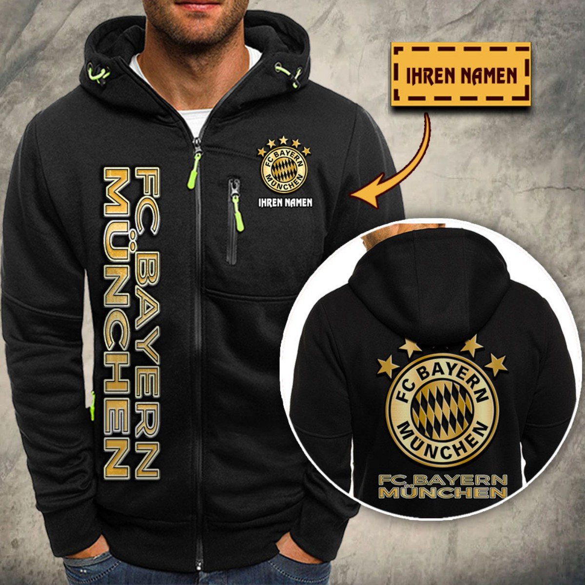 Bayern München Kapuzensweatjacke