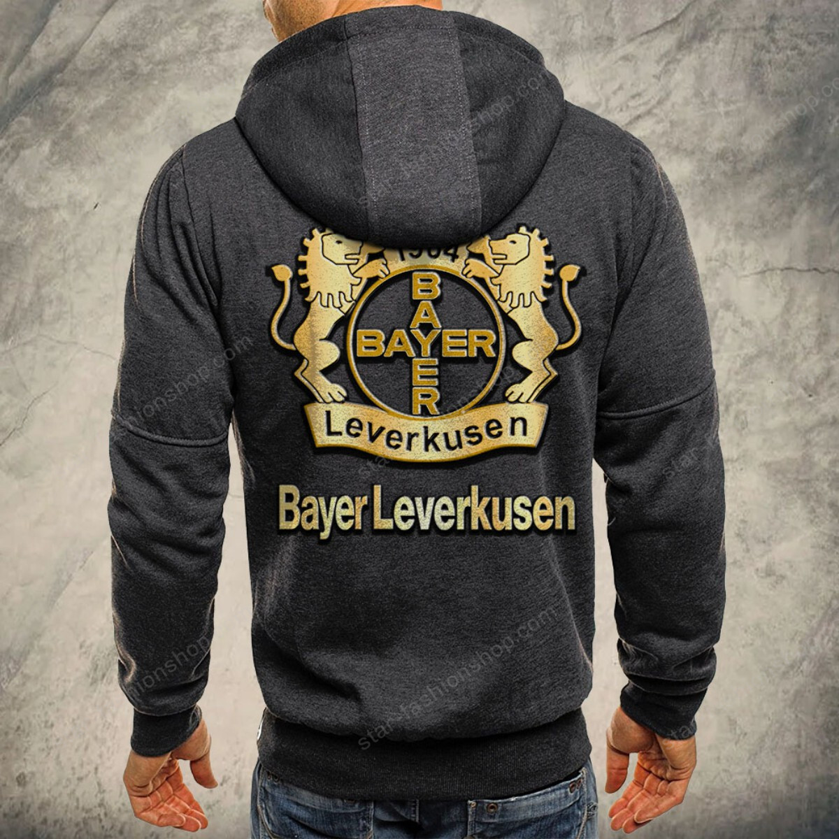 Bayer 04 Leverkusen Kapuzensweatjacke – Bild 5