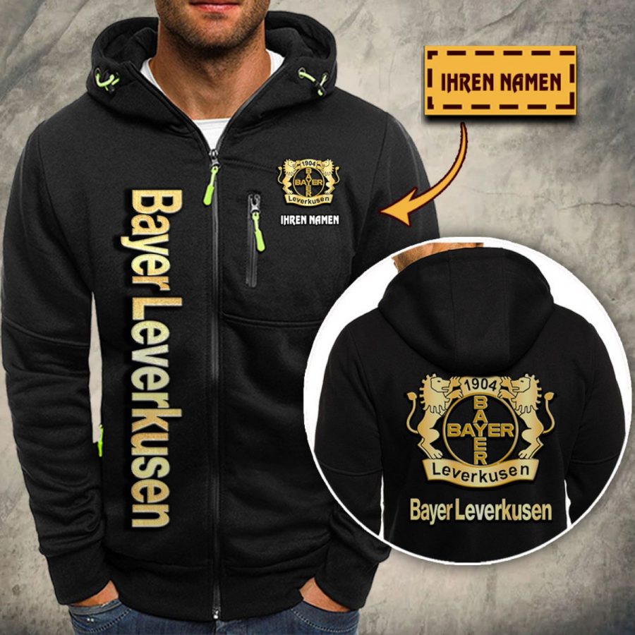 Bayer 04 Leverkusen Kapuzensweatjacke – Bild 8